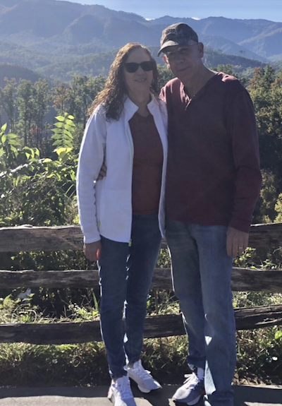 Clients on mountain